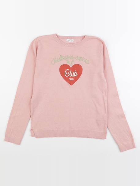 Pull - 10 ans Rose 1 - vertbaudet enfant 