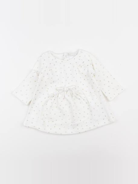 Robe - 3 mois Blanc 1 - vertbaudet enfant 