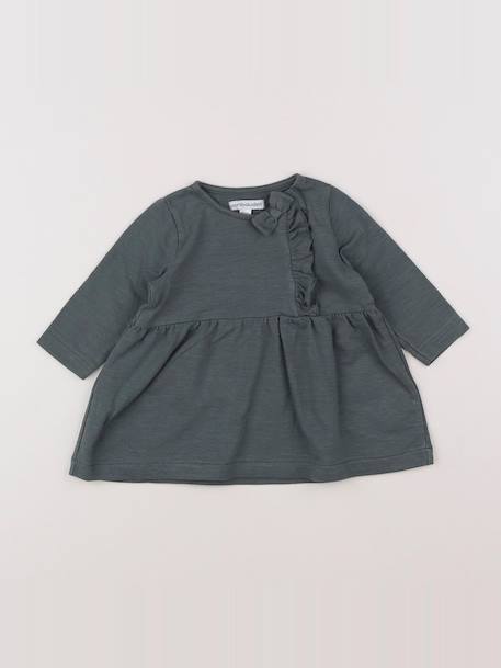 Robe - 6 mois Vert 1 - vertbaudet enfant 