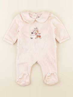 Seconde main-Fille-Pyjama velours - 1 mois