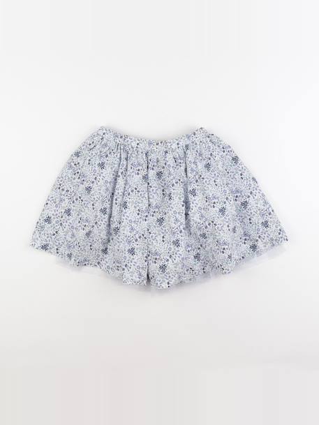 Jupe - 8 ans Blanc, bleu 1 - vertbaudet enfant 