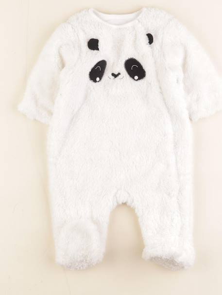 Sur-pyjama coton - 3 mois Beige 1 - vertbaudet enfant 