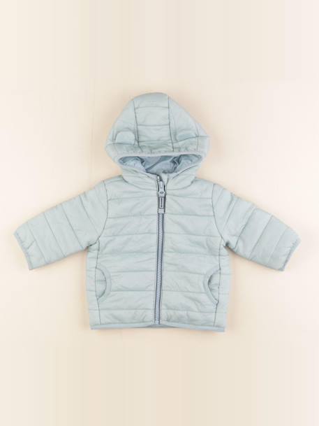Doudoune - 3 mois Bleu 1 - vertbaudet enfant 