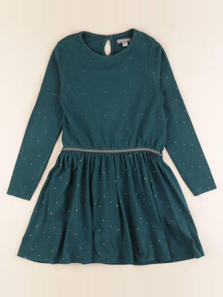 Robe - 8 ans Vert, or 1 - vertbaudet enfant 