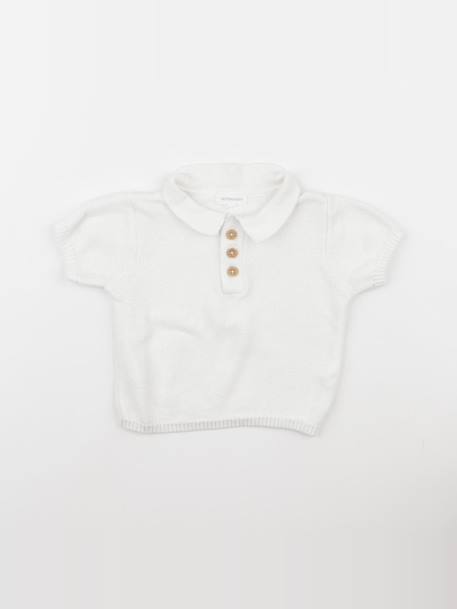 Pull - 3 mois Blanc 1 - vertbaudet enfant 