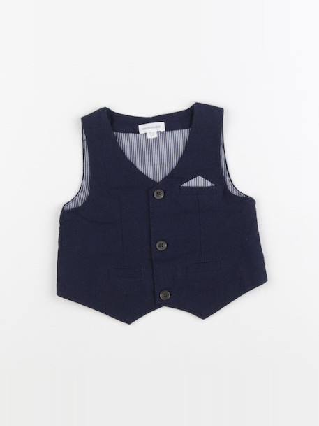 Gilet - 3 mois Bleu 1 - vertbaudet enfant 