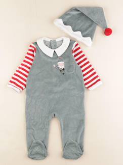 Seconde main-Garçon-Pyjama velours - 12 mois