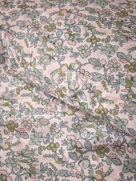 Housse de couette percale de coton 'mariette' Vert 2 - vertbaudet enfant 