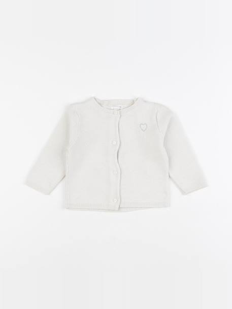 Gilet - 6 mois Beige 1 - vertbaudet enfant 