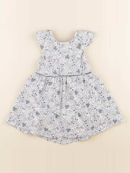 Robe - 24 mois Blanc, bleu 1 - vertbaudet enfant 
