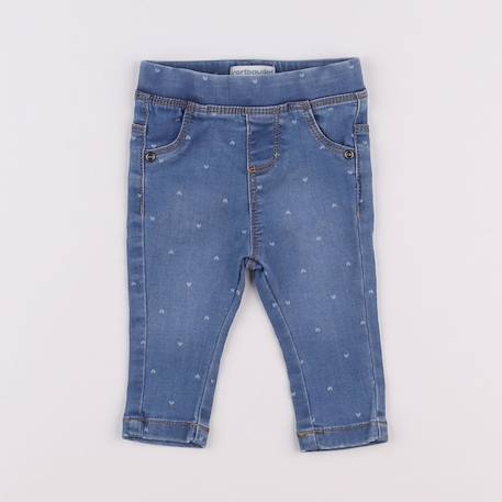 Jegging - 3 mois Bleu 1 - vertbaudet enfant 