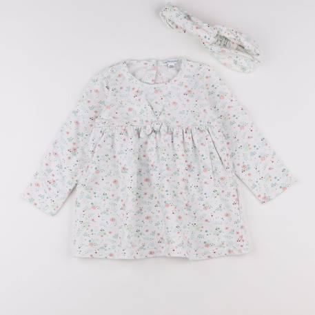 Robe velours - 3 ans Blanc 1 - vertbaudet enfant 