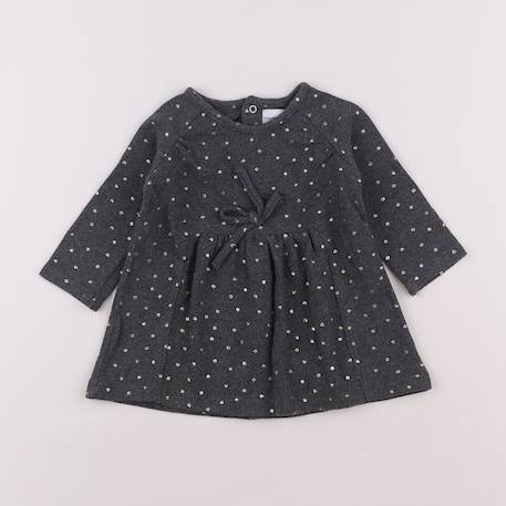 Robe - 6 mois Gris 1 - vertbaudet enfant 