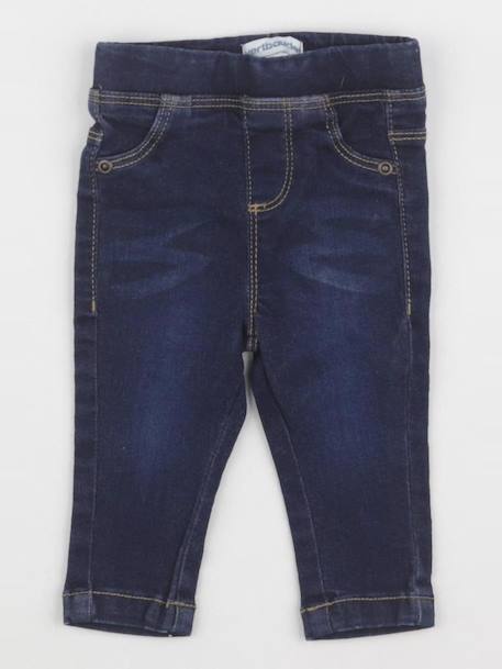 Jegging - 3 mois Bleu 1 - vertbaudet enfant 