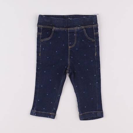 Jegging - 3 mois Bleu 1 - vertbaudet enfant 