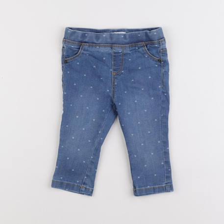 Jegging - 12 mois Bleu 1 - vertbaudet enfant 
