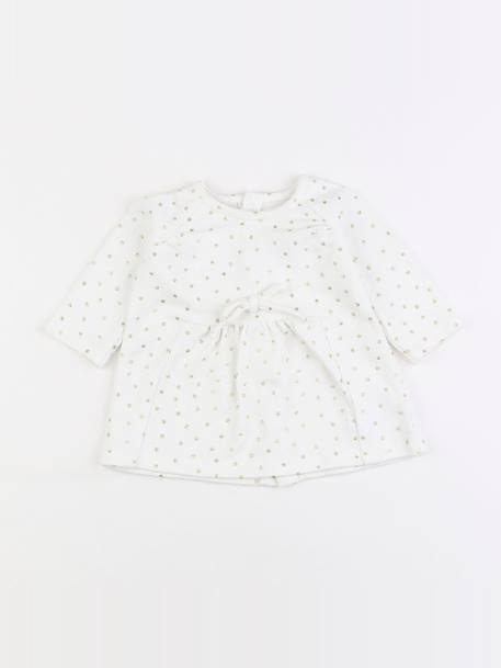 Robe - 3 mois Blanc 1 - vertbaudet enfant 