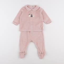 Seconde main-Fille-Pyjama, surpyjama, dors-bien-Pyjama velours - 6 mois