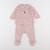 Pyjama velours - 6 mois Rose 1 - vertbaudet enfant 