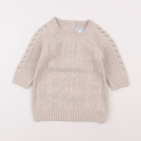 Robe - 12 mois Beige 1 - vertbaudet enfant 