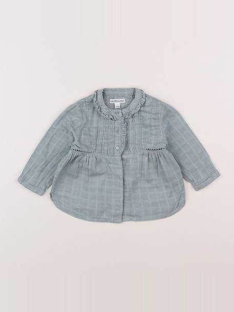 Robe - 6 mois Vert 1 - vertbaudet enfant 