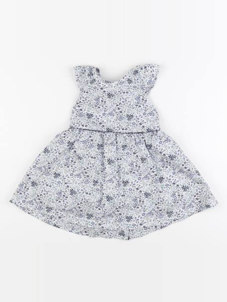 Robe - 24 mois Blanc, bleu 1 - vertbaudet enfant 