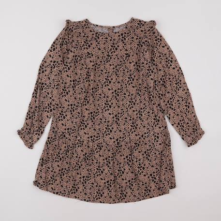 Robe - 8 ans Marron, noir 1 - vertbaudet enfant 