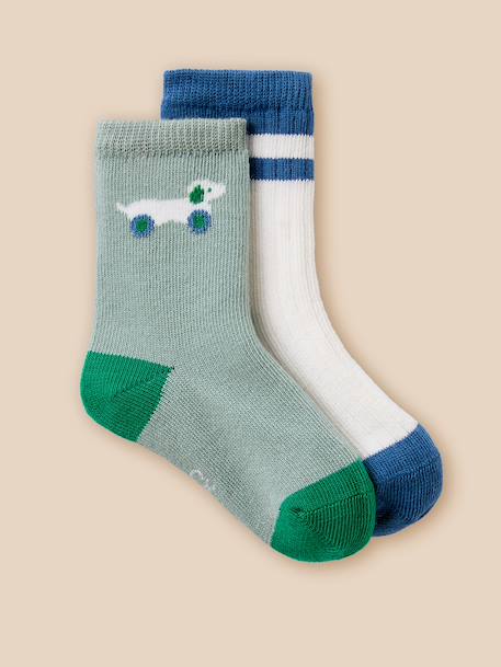 Bébé-Lot de 2 paires de chaussettes bébé