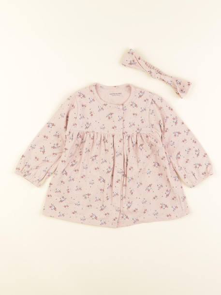 Robe - 12 mois Rose 1 - vertbaudet enfant 