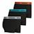 Lot de 3 boxers garçon ecopack trio choc Noir ceinture grise bleu rouge 2 - vertbaudet enfant 