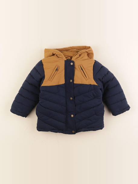 Manteau doublure amovible - 24 mois Multicolore 1 - vertbaudet enfant 
