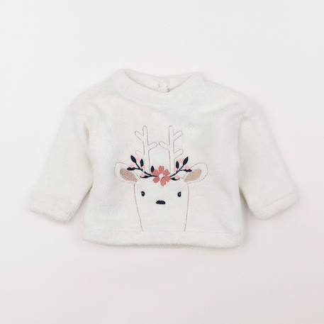 Polaire - 6 mois Blanc 1 - vertbaudet enfant 
