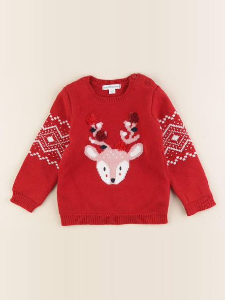 Pull - 18 mois Rouge 1 - vertbaudet enfant 
