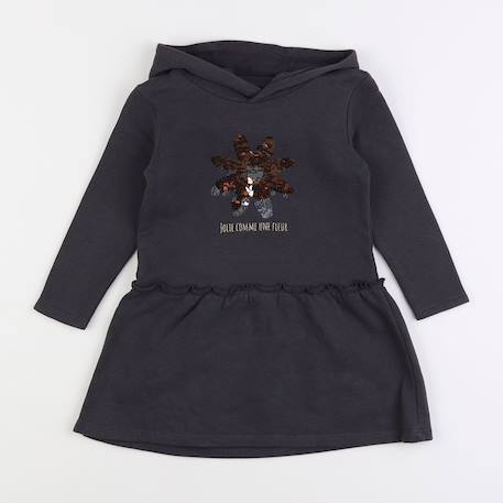 Robe - 3 ans Gris 1 - vertbaudet enfant 