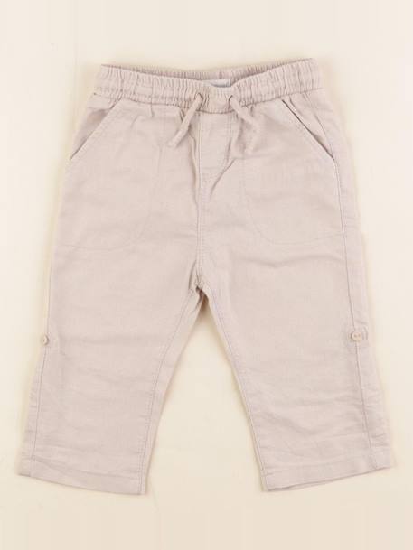 Pantacourt - 12 mois Beige 1 - vertbaudet enfant 