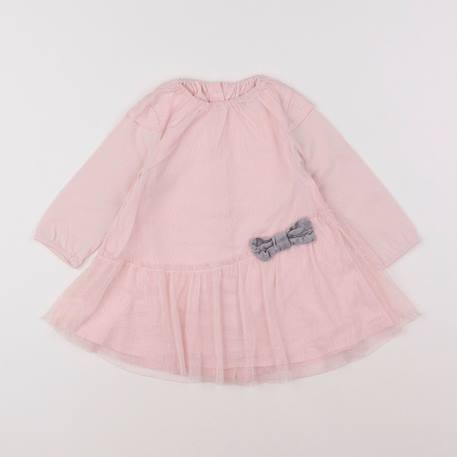 Robe - 12 mois Rose 1 - vertbaudet enfant 
