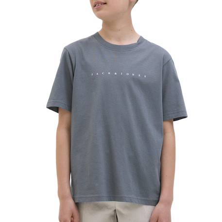 T-shirt jestar Gris+Kaki+Marron 1 - vertbaudet enfant 