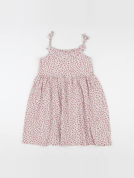 Robe - 10 ans Blanc, rouge 1 - vertbaudet enfant 