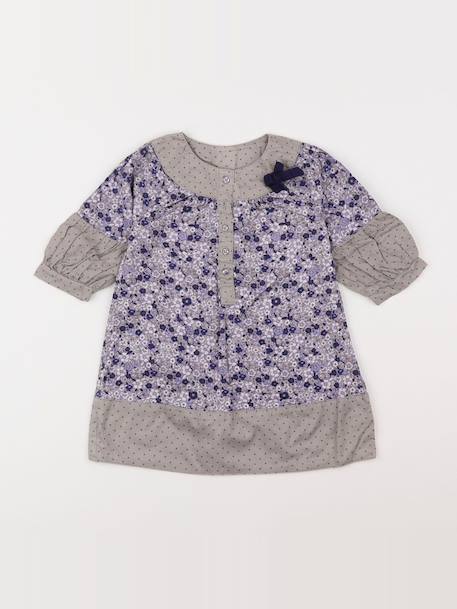 Robe - 18 mois Violet 1 - vertbaudet enfant 