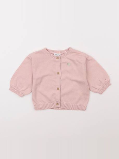Gilet - 6 mois Rose 1 - vertbaudet enfant 