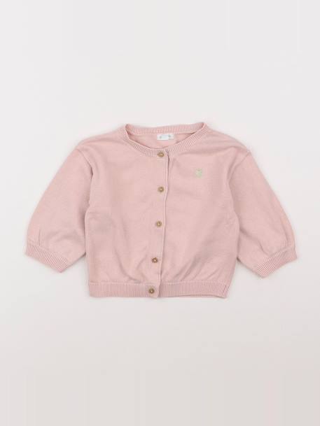 Gilet - 12 mois Rose 1 - vertbaudet enfant 