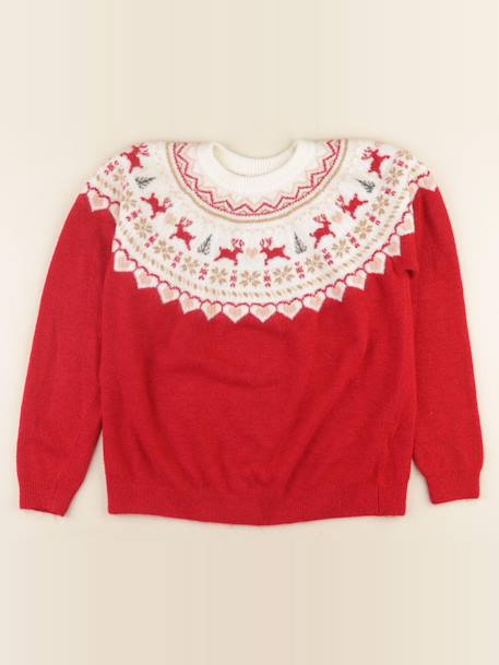 Pull - 14 ans Rouge, or 1 - vertbaudet enfant 