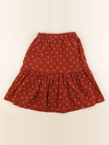 Jupe - 9 ans Rouge 1 - vertbaudet enfant 