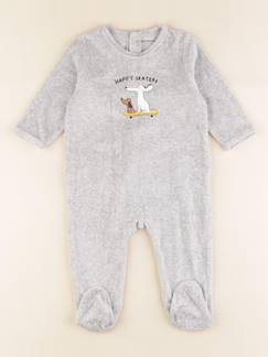Seconde main-Garçon-Pyjama velours - 12 mois
