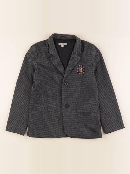 Veste doublé - 8 ans Gris, noir 1 - vertbaudet enfant 