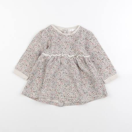 Robe - 12 mois Beige 1 - vertbaudet enfant 