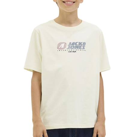 T-shirt cotier Blanc+Noir+Rose 1 - vertbaudet enfant 