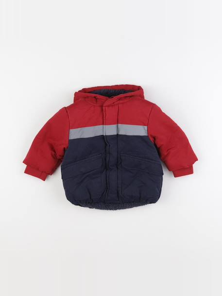Manteau - 9 mois Bleu, rouge 1 - vertbaudet enfant 