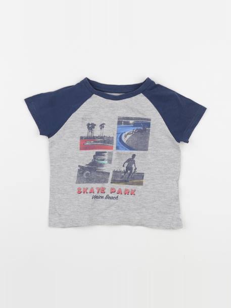 Tee-shirt - 2 ans Gris 1 - vertbaudet enfant 