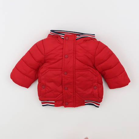 Doudoune coton - 3 mois Rouge 1 - vertbaudet enfant 